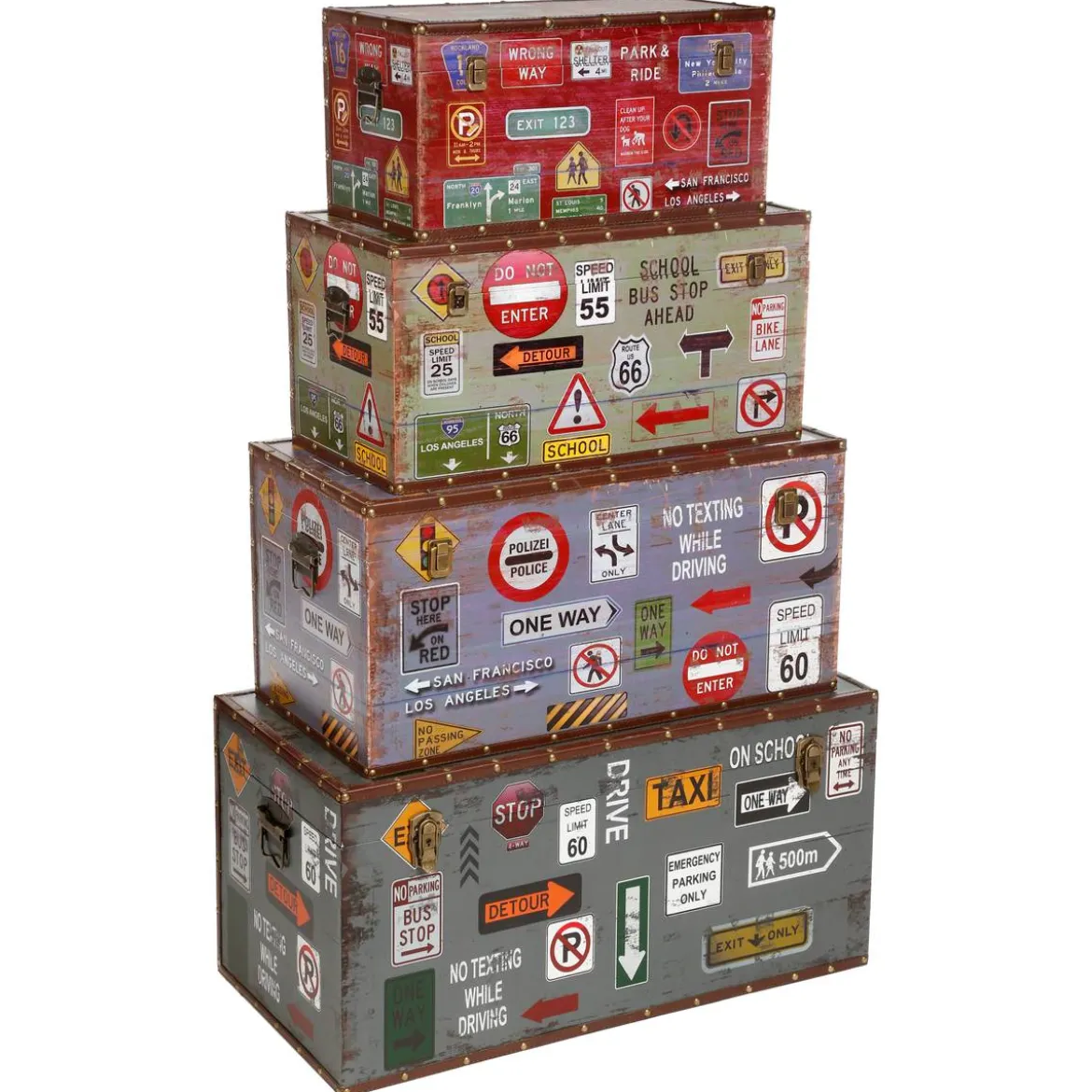 Set de 4 malles "City"