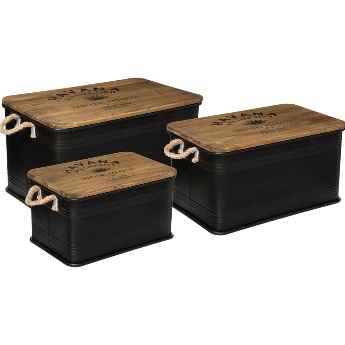 Set de 3 malles "Cuba"