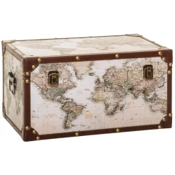 Set de 4 malles "Map Monde"
