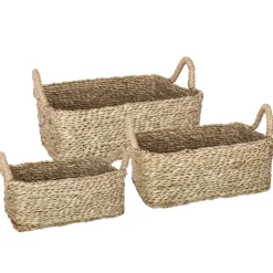 Set de 3 paniers rectangulaires