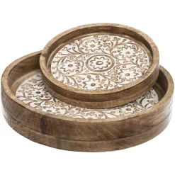 Set de 2 plateaux