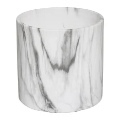 Set de 2 pots, céramique/marbre