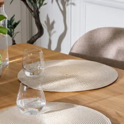 Set de table tressé rond "Tresse"
