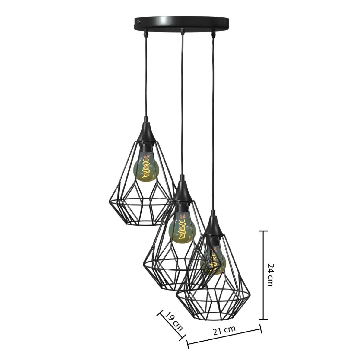 Suspension filaire "Kaore"