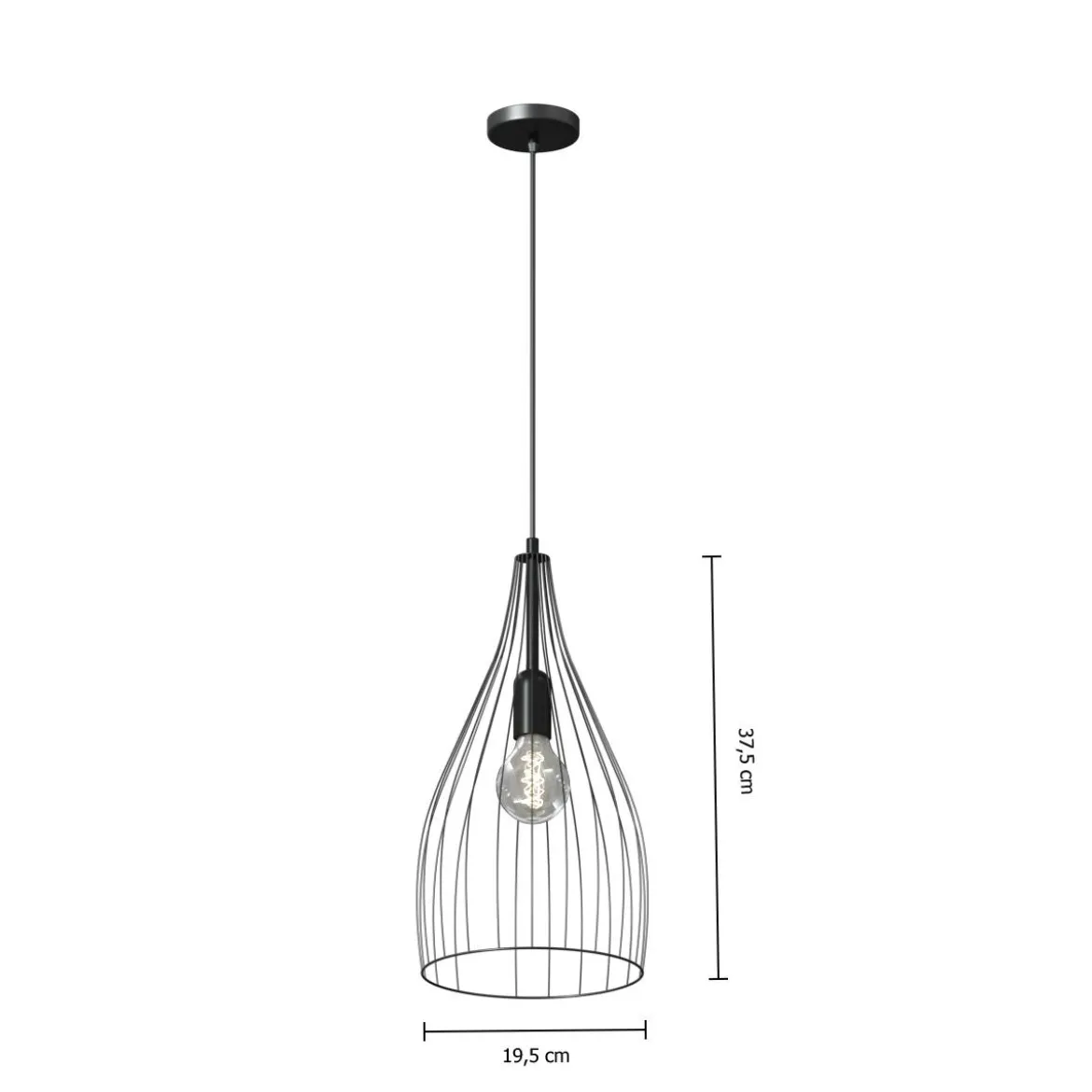 Suspension filaire "Rita"