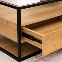 Table basse 2 tiroirs