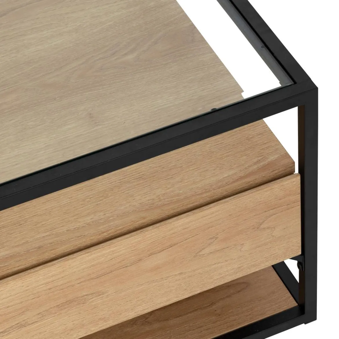 Table basse 2 tiroirs "Aldea"