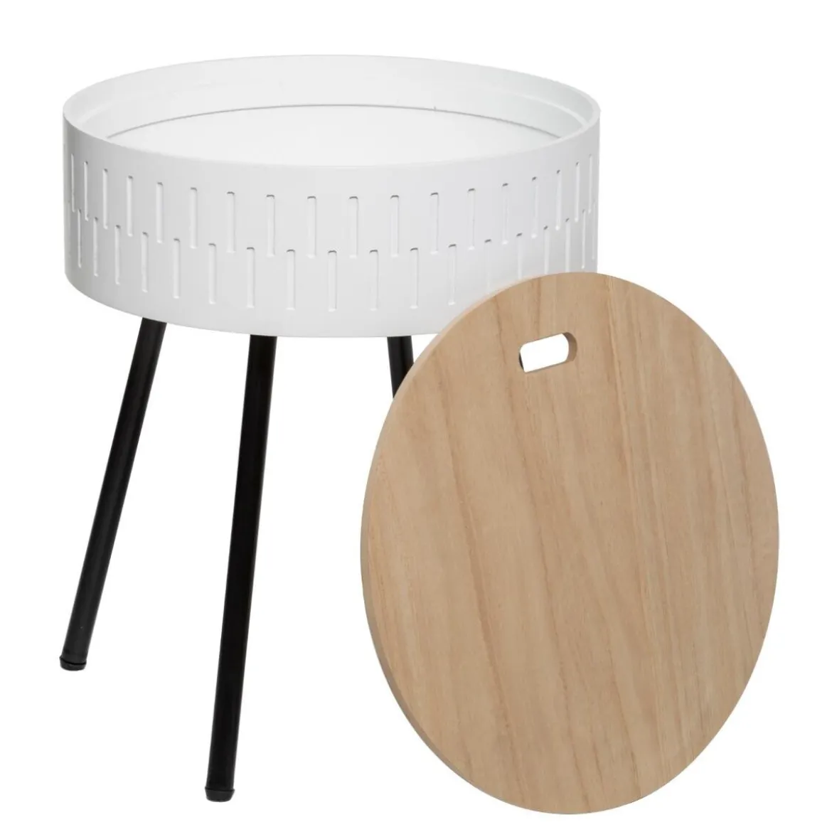 Table d'appoint coffre "Shiro"