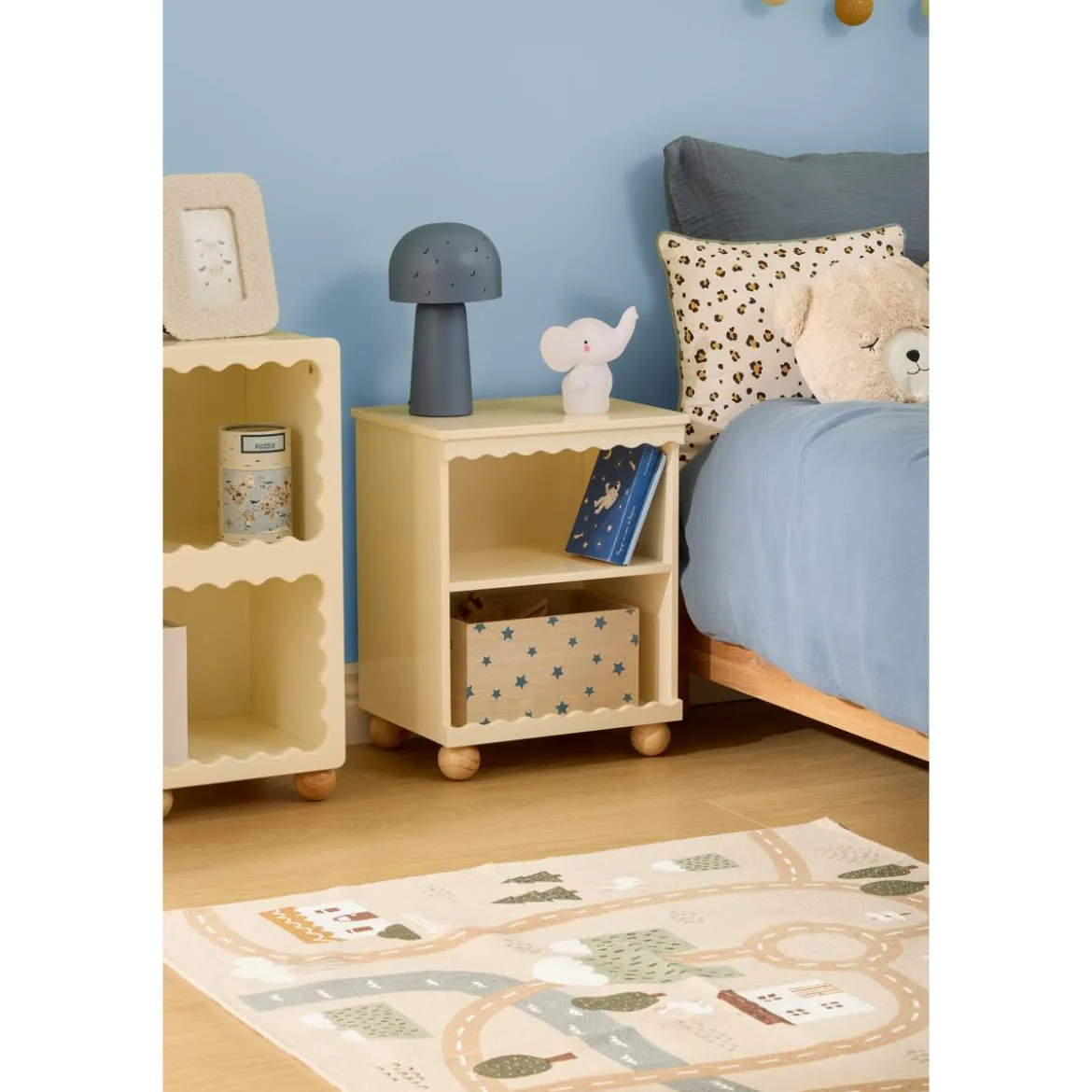 Table de chevet enfant 1 étagère "Bouli"