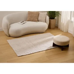 Tapis effet laine 