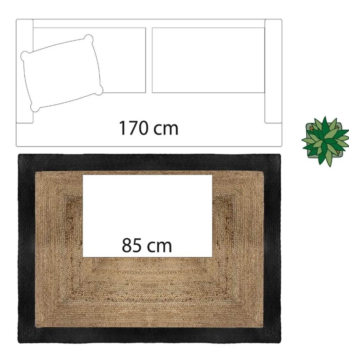 Tapis en jute