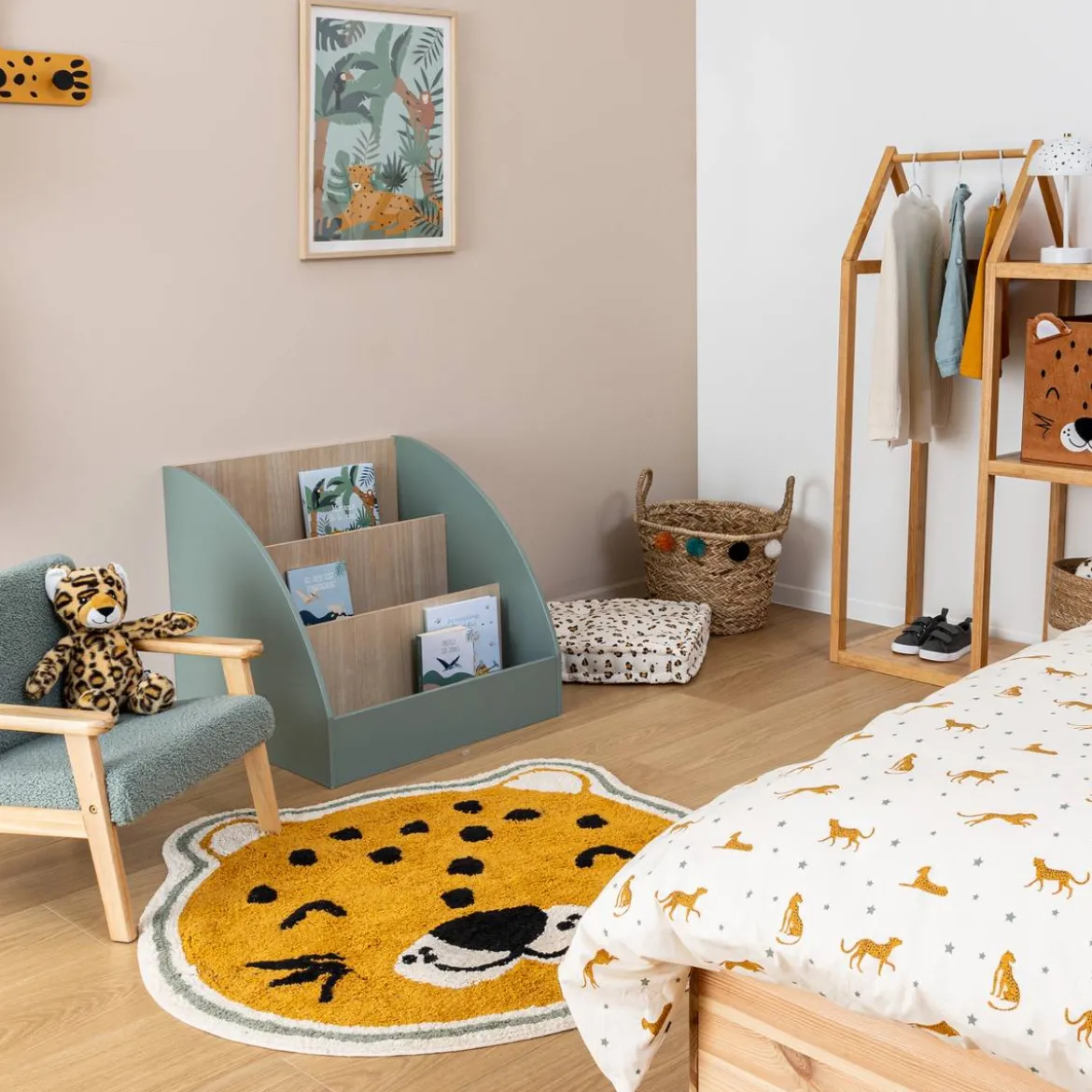 Tapis enfant léopard "Kori"