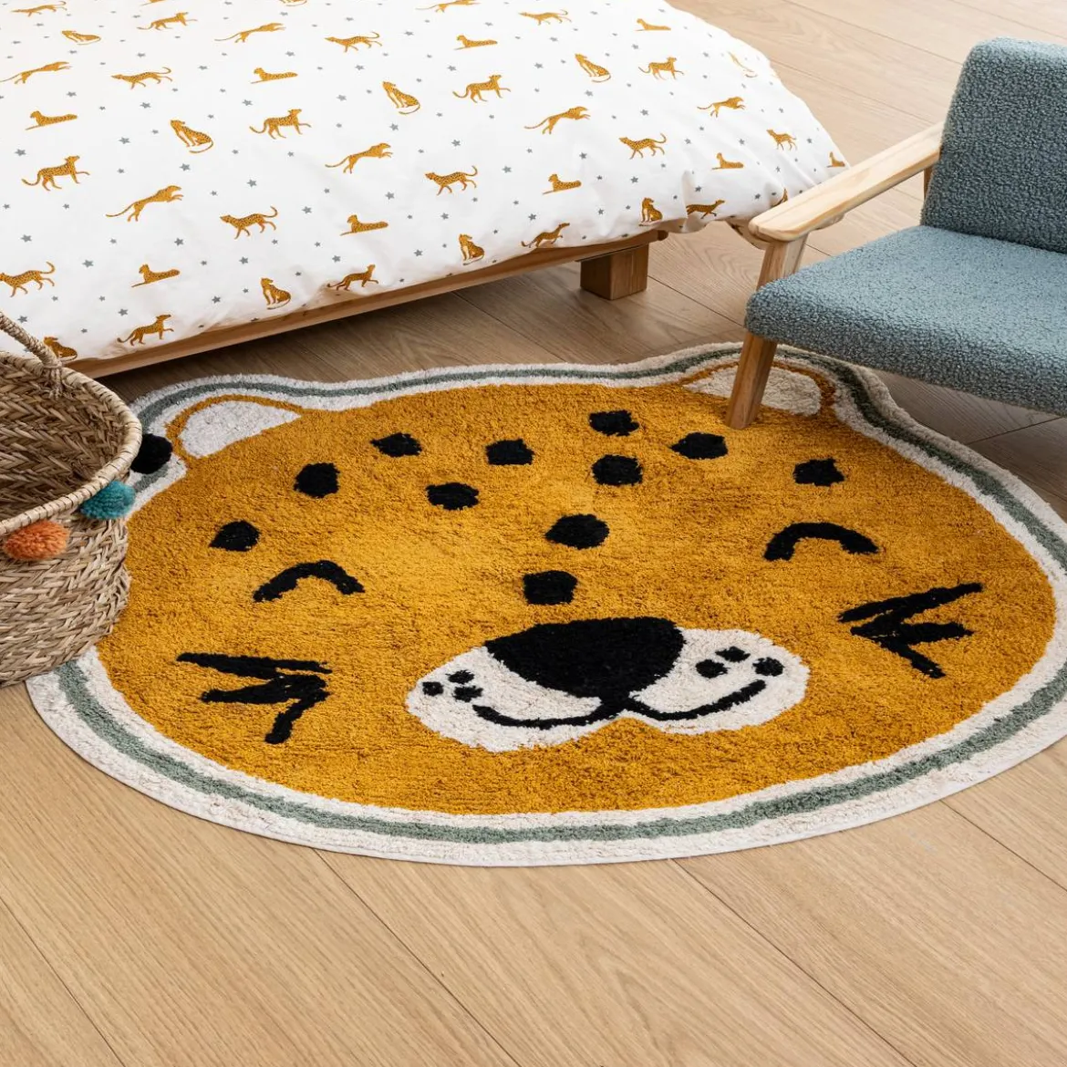 Tapis enfant léopard "Kori"