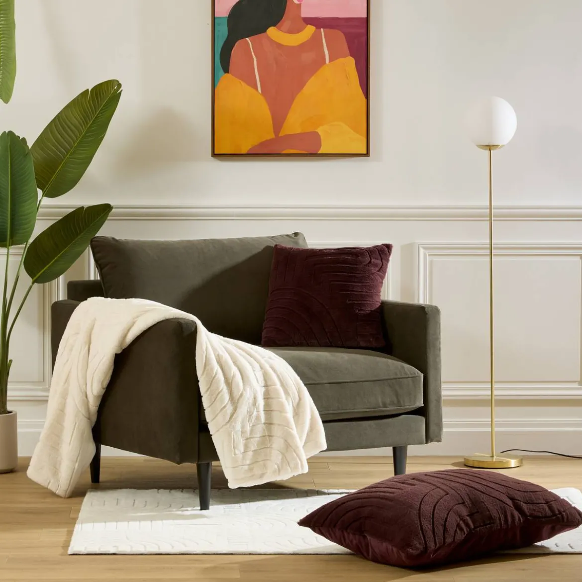 Tapis fausse fourrure "Arka"