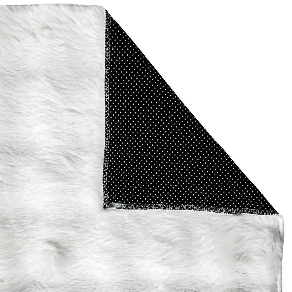 Tapis fausse fourrure 3D "Zephy"