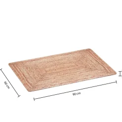 Tapis "Histoire", jute