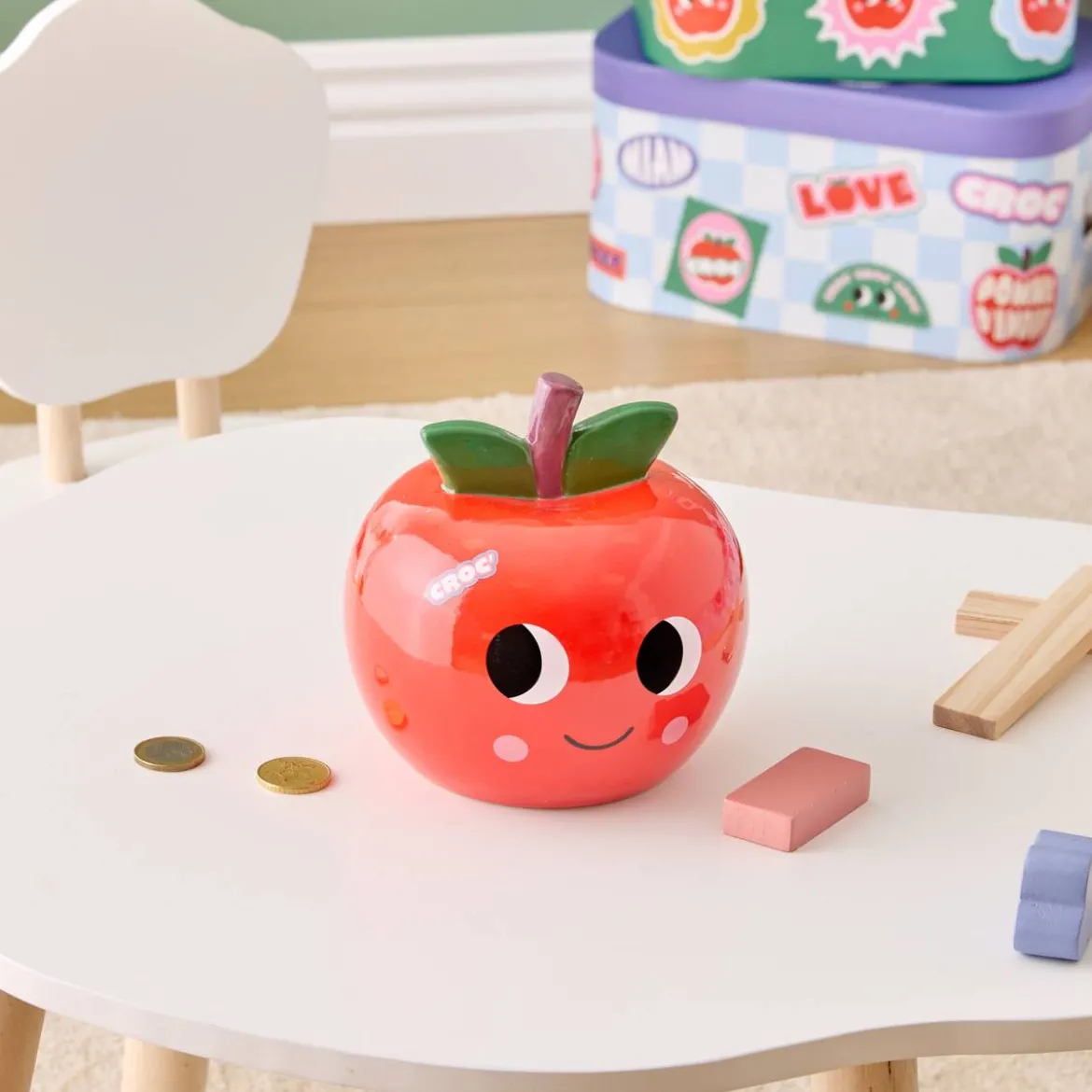 Tirelire "Pomme d'amour"