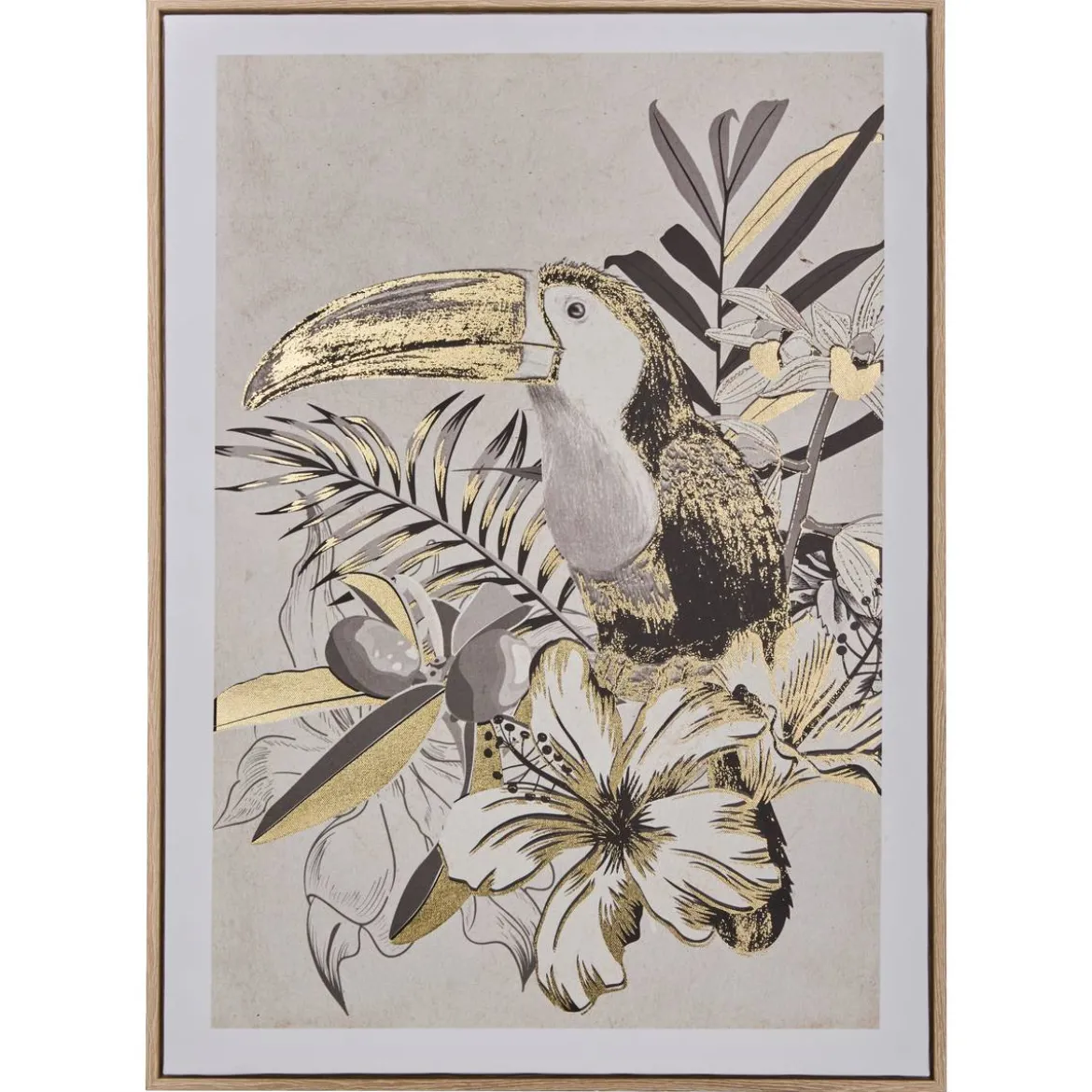 Toile imprimée encadrée "Rafi"
