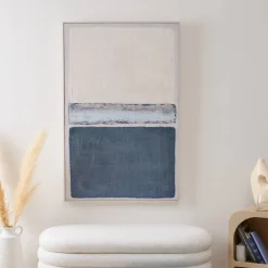 Toile peinte encadrée