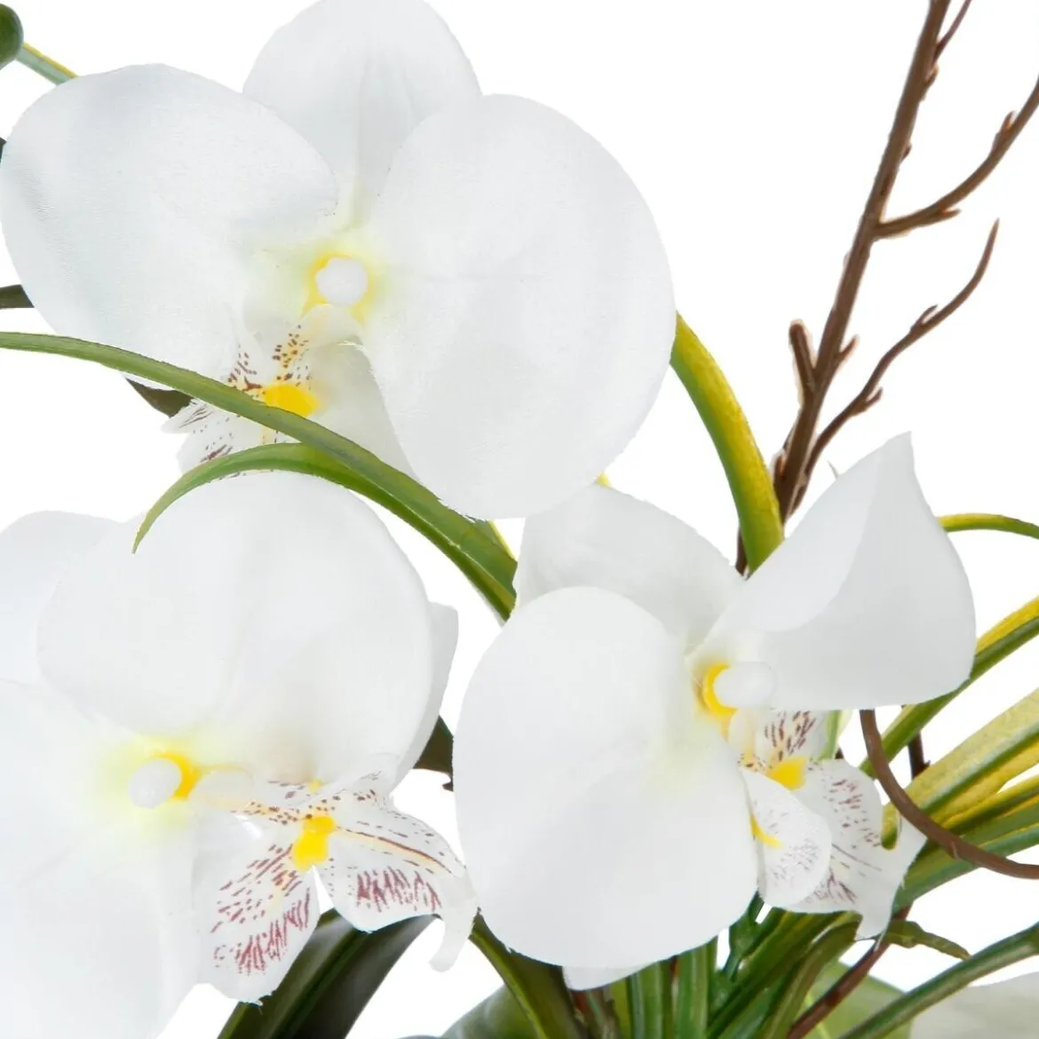 Vase orchidées artificielles