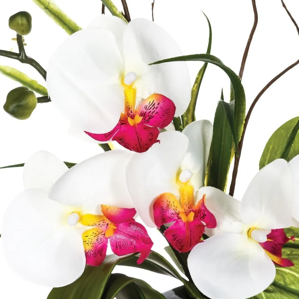 Vase orchidées artificielles