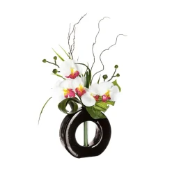 Vase orchidées artificielles