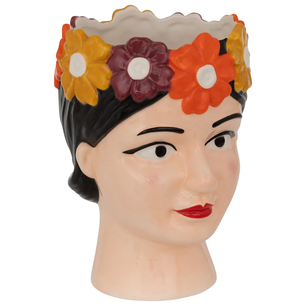 Vase tête de femme "Yuca"